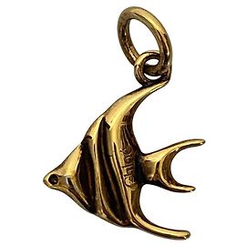 Chloé Chloe Alphabet Fish Charm Accessoire Golden