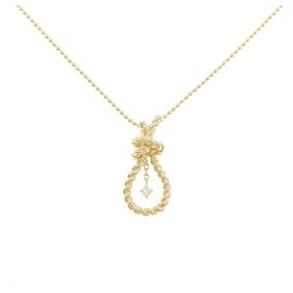 Autre Marque Trever Au750 Diamond Necklace Golden