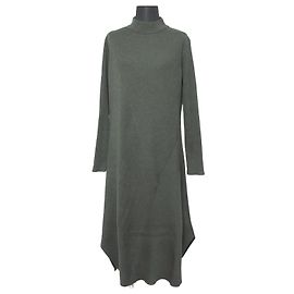 Autre Marque Robe en maille côtelée DES PRES Vert Kaki