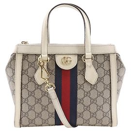 Bolsa 2way Gucci Ophidia GG Supreme Bege