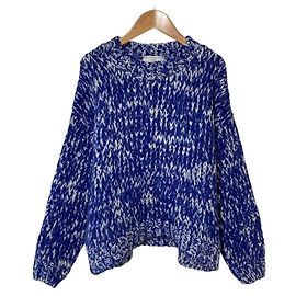 Autre Marque TRICOTS JEAN MARC MARCEL Strickpullover aus Mohair-Mischung Blau