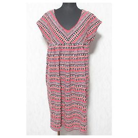 Autre Marque marble SUD Ärmelloses Kleid mit V-Ausschnitt Braun Andere
