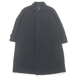 Cappotto Burberry London in lana, angora e visone Nero