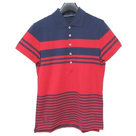 Polo Ralph Lauren de piqué a rayas Roja Otro