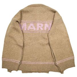 Marni VIRGIN WOOL LOGO CARDIGAN
Cardigã de lã virgem Bege