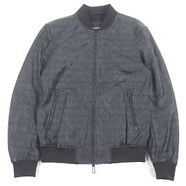 Giacca in pelle di pecora Emporio Armani Marrone