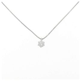 Autre Marque Collar de diamantes de platino PT900 PT850 Plata