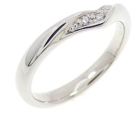 Autre Marque Anello in Pt900 con diamanti Argento