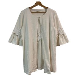 Autre Marque Conjunto Top sin mangas de encaje INGEBORG Blanco
