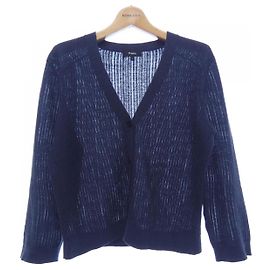 Cardigan in lana Theory Blu