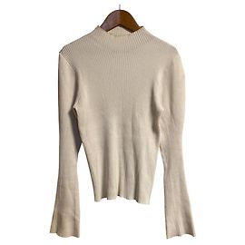 Autre Marque Snidel Simple Puff Sleeve Knit Pullover Other Cream