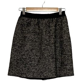 Autre Marque Falda de tweed Drawer Negro