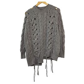 Autre Marque GRACE CONTINENTAL Zopfstrick-Top Braun