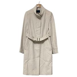 Autre Marque UNTITLED Angora Wool Long Coat Beige