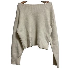 Autre Marque Pull en maille Lame en laine et cachemire Apuweiser-riche Blanc Écru