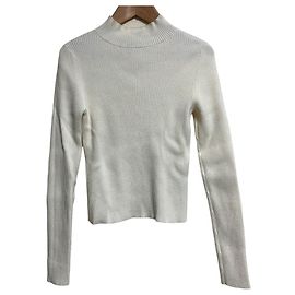 Autre Marque Jersey de punto acanalado eimy istoire Blanco