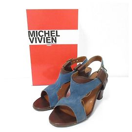 Autre Marque Sandales en daim MICHEL VIVIEN Marron