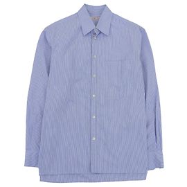Valentino Long Sleeve Cotton Shirt Blue Light blue