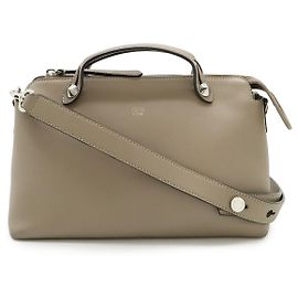 Bolsa 2way em couro Fendi BY THE WAY Marrom Outro