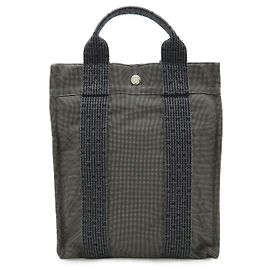 Mochila 2way Hermès Herline PM Canvas Castaño