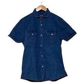 Autre Marque EPOCA UOMO Denimhemd Blau Andere