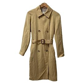 Trench Coat com Cinto e Forro Paisley ETRO Bege