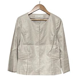 Autre Marque ANAYI No Collar Jacket Beige