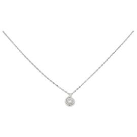 Autre Marque Forevermark Platinum Diamond Necklace Silvery