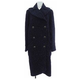 Manteau Chanel P61843V45471 Bleu Bleu Marine