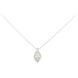 Autre Marque Collier GSTV Platinum 950 Diamond Argenté