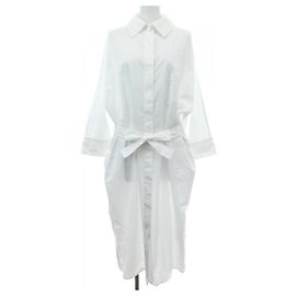 Vestido camisa INSPIRATION Hermès Blanco