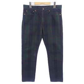 Autre Marque Pantalones de algodón a cuadros KAPITAL Azul Otro
