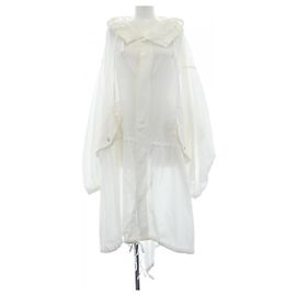 Autre Marque Yohji Yamamoto Y's Mantel Weiß