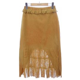 Autre Marque Jupe A-POC Marron Autre