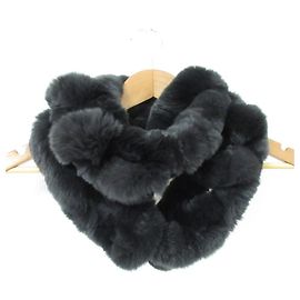 Autre Marque Snood in pelliccia di coniglio Rex AMACA Marrone