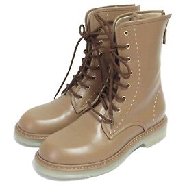 Bottines Urban Compact en cuir Max Mara Marron