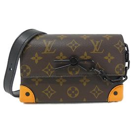 Bolsa de ombro Louis Vuitton Monogram Macassar Steamer Wearable Wallet Marrom Outro