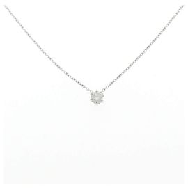 Autre Marque Collana di diamanti Pt900/Pt850 Argento