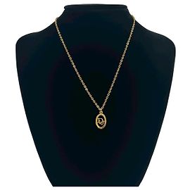 Autre Marque Christian Dior Necklace Golden