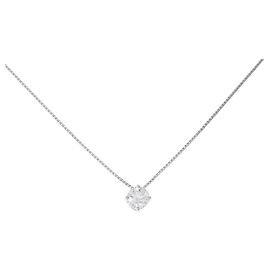 Autre Marque Collier en diamants Pt900 Pt850 Argenté