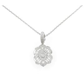 Autre Marque Collier en diamants PT900 PT850 Argenté
