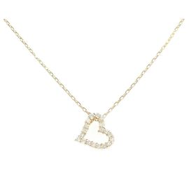 Autre Marque Colar de Ouro Au750 e Diamantes Dourado