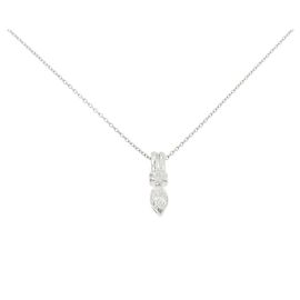 Autre Marque Collier en diamant Pt900 Pt850 Argenté