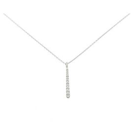 Autre Marque Collier en diamant Pt900 Pt850 Argenté