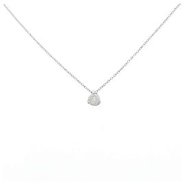 Autre Marque Collier en Pt850 et diamants Argenté