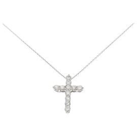 Autre Marque Collier en diamants PT900 PT850 Argenté