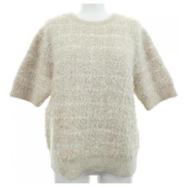 Top Theory Luxe Knitwear Blanco Beige Blanco Beige