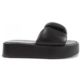 Sandali Miu Miu in pelle nera Nero