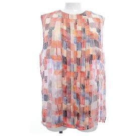 Top de seda Chanel Naranja