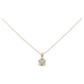 Autre Marque Collier en diamants Au750 Doré